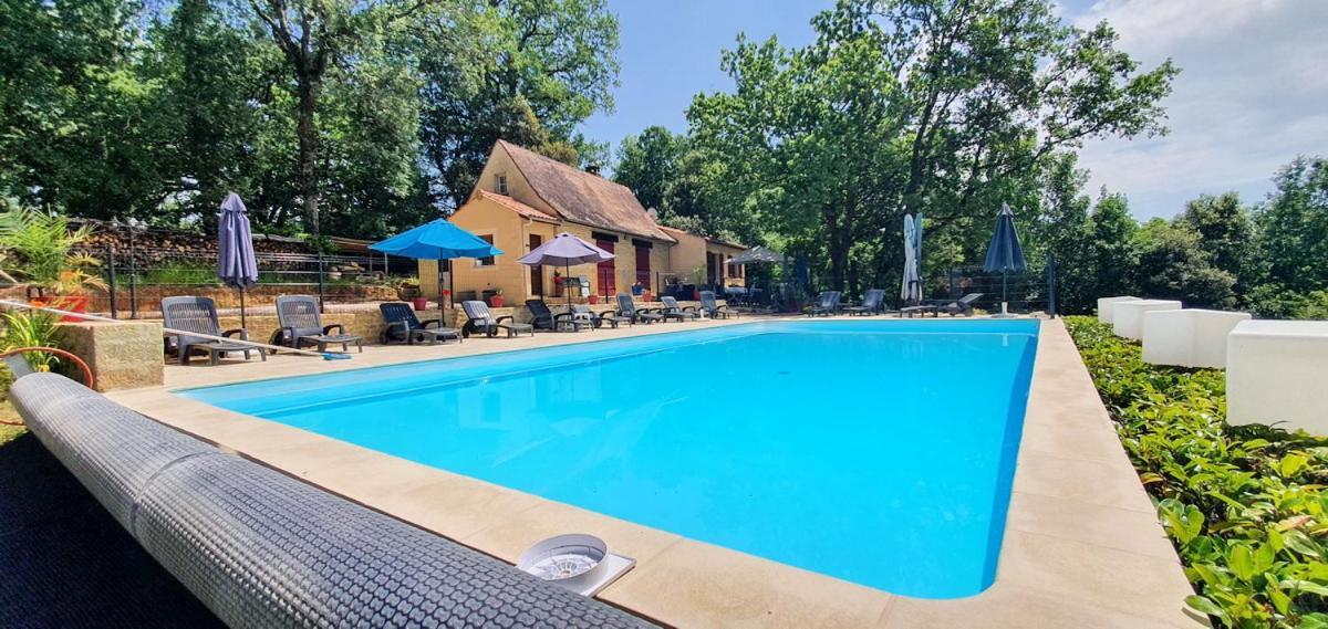 Gite Le Nieudegat Chambre Et Table D'Hote Piscine Climatisation Proche De Sarlat Au Coeur De La Nature Simeyrols ภายนอก รูปภาพ