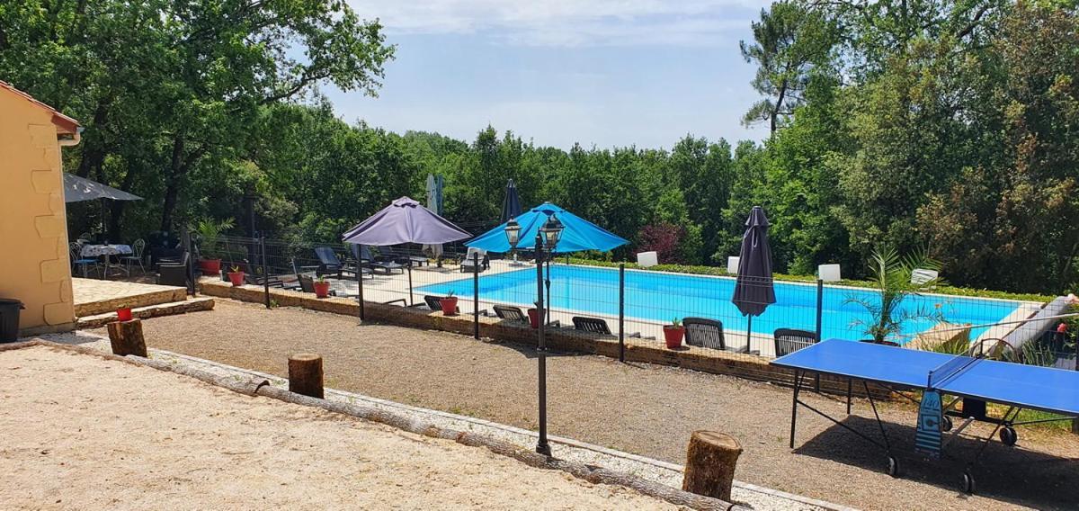 Gite Le Nieudegat Chambre Et Table D'Hote Piscine Climatisation Proche De Sarlat Au Coeur De La Nature Simeyrols ภายนอก รูปภาพ