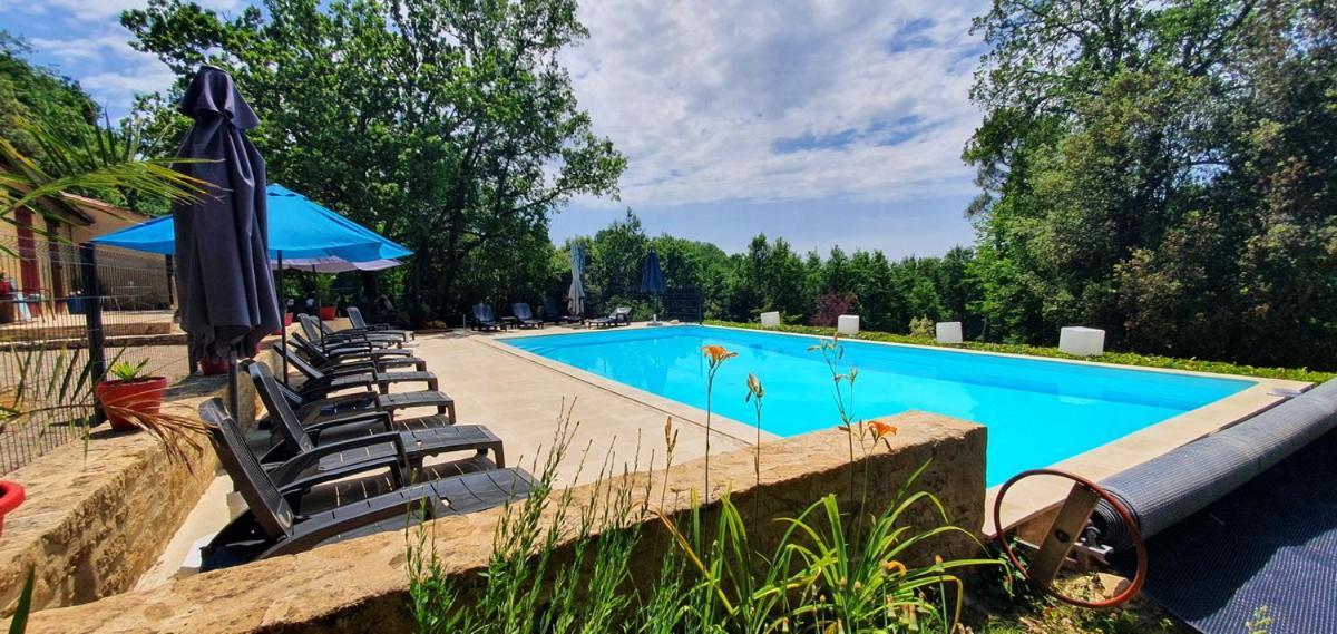 Gite Le Nieudegat Chambre Et Table D'Hote Piscine Climatisation Proche De Sarlat Au Coeur De La Nature Simeyrols ภายนอก รูปภาพ